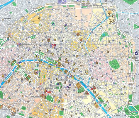 map of paris france|plan paris maps.